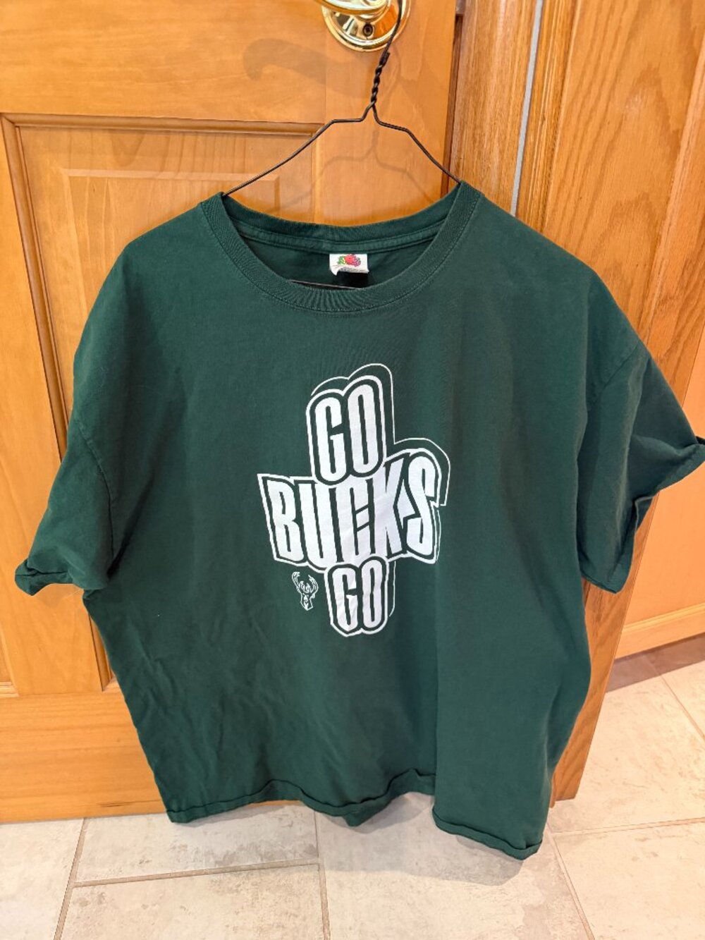 Bucks TShirt Go Bucks Go Green XL